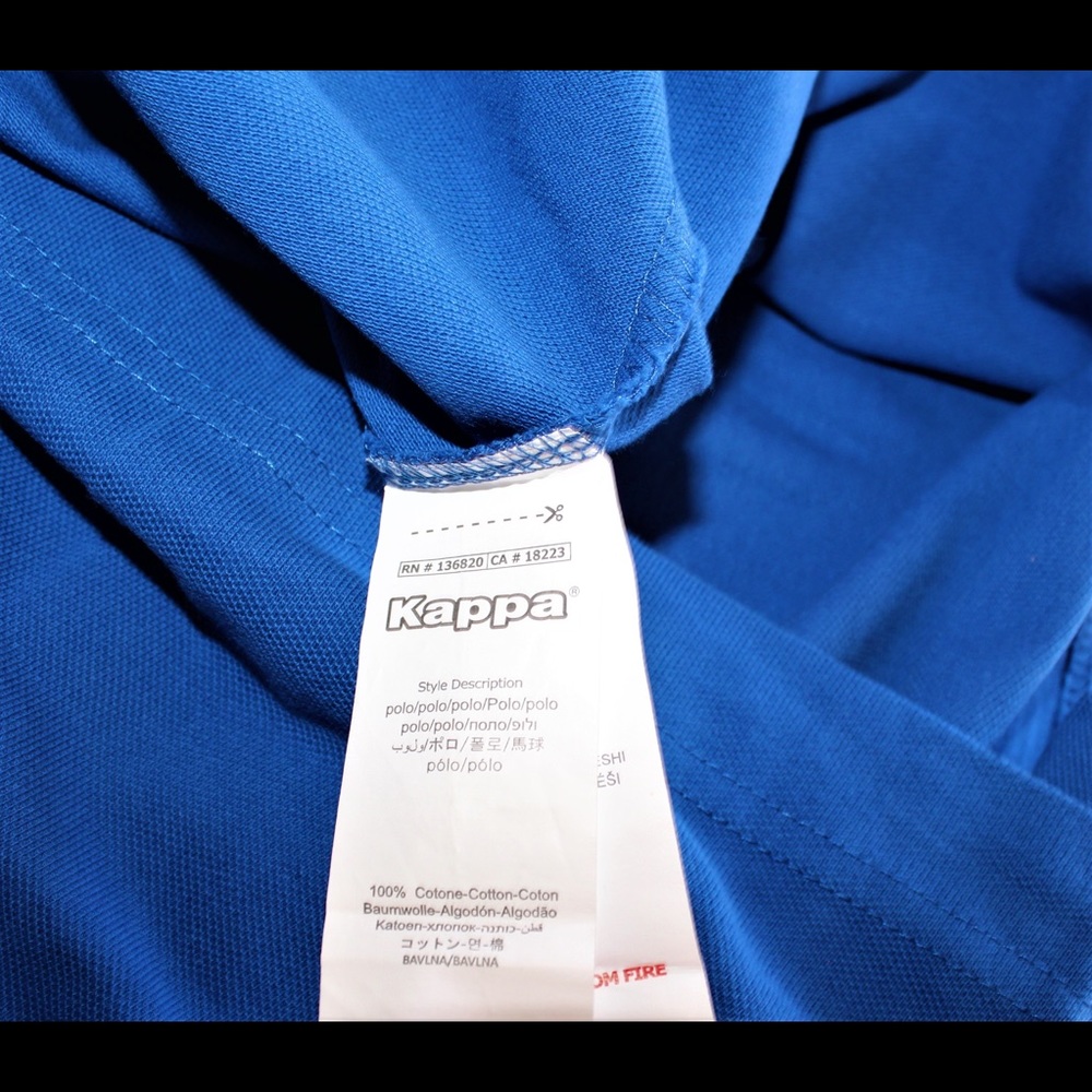 KAPPA blue embroidered logo polo - Picture 4 of 4